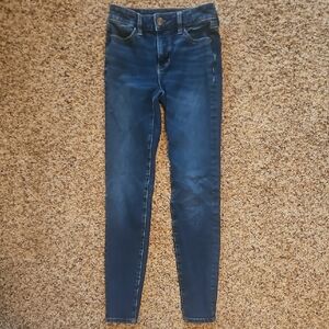 American Eagle Outfitters Dark Blue Skinny Jeans